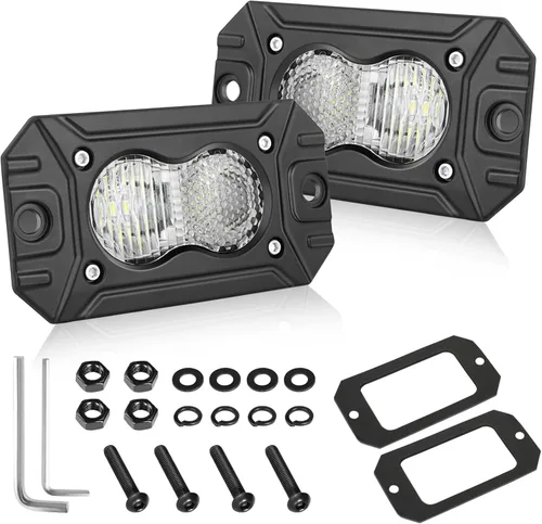 Miniatura 16 de Cápsulas LED ámbar, parte AKD de 3 pulgadas, luz LED de conducción de 40 W, luz LED todoterreno, luz de trabajo LED amarilla, luces antiniebla