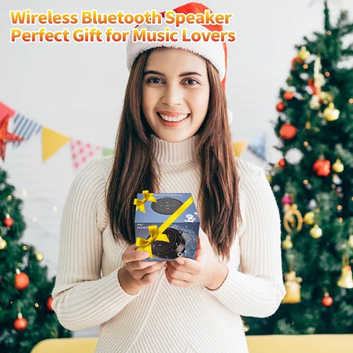Miniatura 4 de Altavoz de ducha Bluetooth con mosquetón, altavoces Bluetooth portátiles con ventosa, IP67 impermeable, inalámbrico, flotante, para camping, playa
