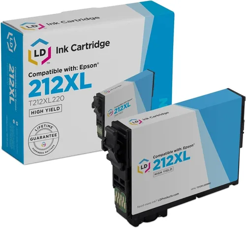 Miniatura 11 de LD Productos remanufacturados Reemplazos para Epson 212xl Cartucho de tinta T212XL 212 XL T212XL120 Alto rendimiento para uso en Workforce XP-4100