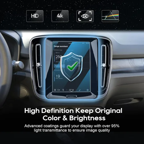 Miniatura 6 de Protector de pantalla de coche para accesorios Volvo 2016-2025 XC90/XC60/XC40/S90/S60/V90/V60 de 8.7 pulgadas + pantalla táctil AC con control