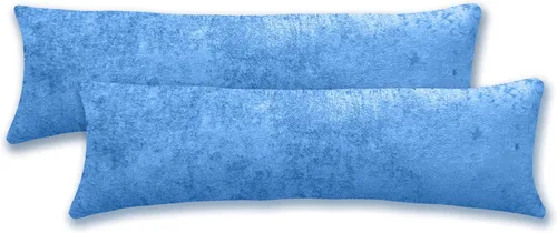 Miniatura 14 de Fresh Ideas Funda de almohada corporal de microfibra, 20 x 54 pulgadas, marfil, paquete de 2