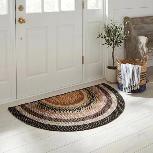 Miniatura 26 de SAFAVIEH Alfombra Lavable Colección Trenzada para Exteriores - 2' x 3', Multicolor, Hecha a Mano y Reversible, No Desprende Pelusa y Fácil