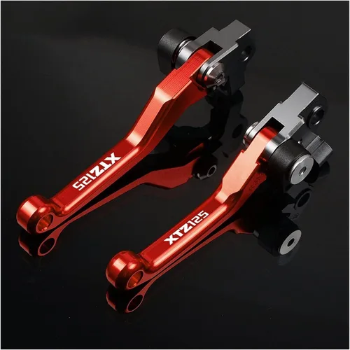 Miniatura 4 de Freno de mano para XTZ125 XTZ 125 2003-2016 2014 2013 2012 2011 2010 2009 2008 2007 2006 2005 2004 Motocross accesorios pivote freno embrague Dorado