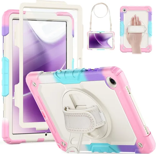 Miniatura 16 de HXCASEAC Funda para Samsung Galaxy Tab A8 de 10.5 pulgadas, protectora con protector de pantalla, correa de mano, soporte para bolígrafo, resistente