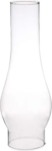 Miniatura 7 de Ciata Lámpara de aceite, vidrio, lámpara de chimenea de huracán victoriano de repuesto de globo, pantalla de lámpara de chimenea de vidrio Frosted
