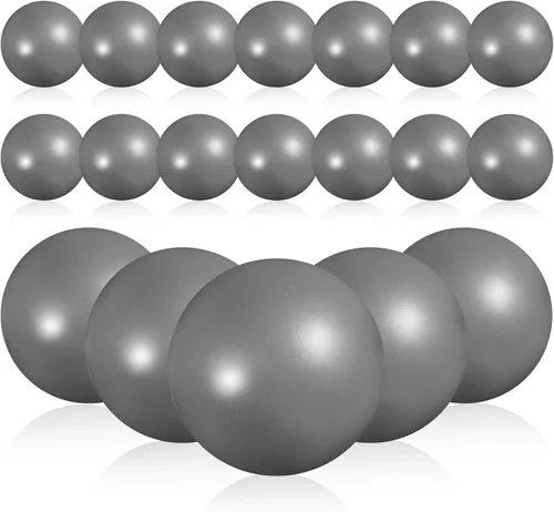 Miniatura 11 de Sotiff 20 pelotas pequeñas de ejercicio de pilates de 9 pulgadas, mini pelotas de barra de yoga para estabilidad, fitness, terapia física