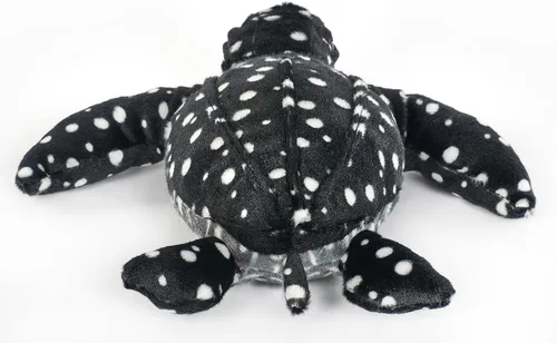 Miniatura 4 de The Petting Zoo Leatherback - Peluche de tortuga marina, regalos para niños, animales salvajes del océano Onez, juguete de peluche de tortuga marina