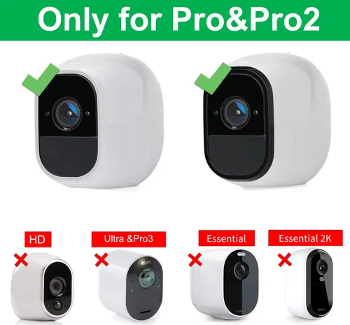 Miniatura 2 de iTODOS Panel solar compatible con Arlo Pro y Arlo Pro 2, cable de carga de alimentación para exteriores de 11.8 pies y montaje ajustable,