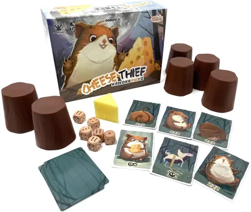 Miniatura 2 de Juego de mesa El Ladrón de Queso Juego de fiesta para que la familia descubra quién roba el queso Roles ocultos y engaño A partir de 8 años