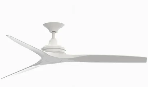 Miniatura 19 de Fanimation Spitfire - Ventilador de techo para interiores y exteriores de 60 pulgadas, níquel cepillado con cuchillas naturales