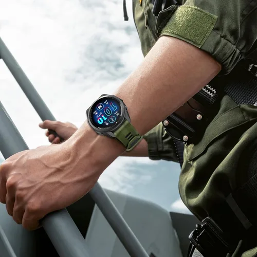 Miniatura 7 de ISABAKE Correa de reloj para Garmin Forerunner 965/Forerunner 955/Forerunner 945/Forerunner 935, bandas de repuesto de silicona suave de 0.866