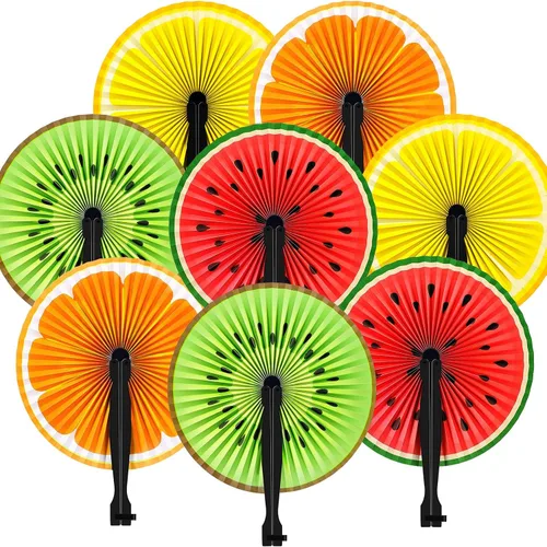 Miniatura 9 de Taiyin Casino - Paquete de 48 abanicos de mano plegables decorativos para revelación de género para decoración de fiesta de ducha, vacaciones