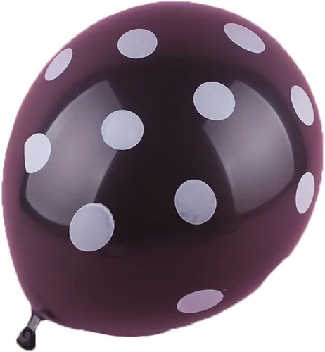 50 globos de 12 pulgadas con lunares de colores surtidos de 12 pulgadas, calidad de helio, inflables, para decoración de fiestas, cumpleaños,