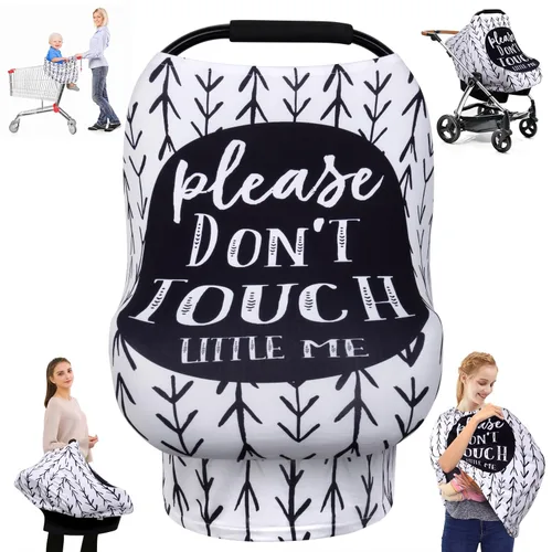 Miniatura 19 de Metplus - Funda para asiento de cochecito de bebé, toldo para carrito, cubierta para lactancia, para sillita de bebé, carro de compra, todo en uno