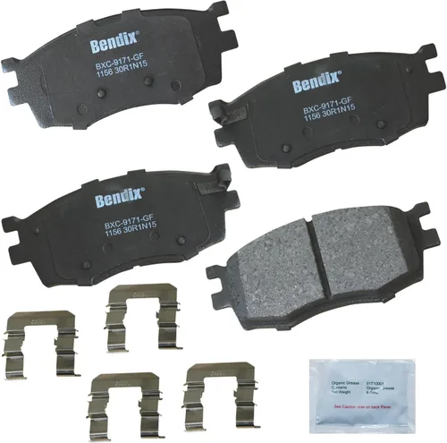 Miniatura 216 de Pastillas de freno delanteras cerámicas Bendix Priority1 CFC2302 para Hyundai Elantra 2021, Sonata 2022-2020, Kia K5 2023-2021