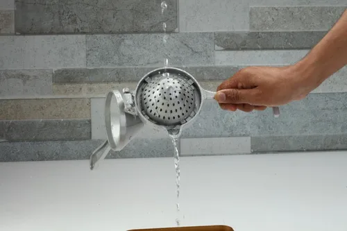 Miniatura 4 de Exprimidor de mano Exprimidor manual de aluminio Agarre ergonómico para la extracción eficiente de jugo de cítricos de otras frutas Duradero
