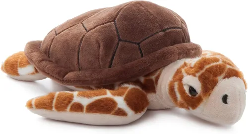 The Petting Zoo Loggerhead - Peluche de tortuga marina, regalos para niños, animales marinos salvajes Onez, juguete de peluche de tortuga de 10