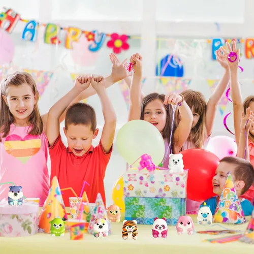 Miniatura 5 de Paquete de 30 recuerdos de fiesta para niños llenos de juguetes esponjosos, juguetes esponjosos jumbo de levantamiento lento, lindos juguetes kawaii