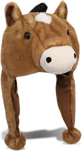 Miniatura 19 de DolliBu Gorro de felpa – Gorro de peluche de forro polar súper suave con orejeras, acogedor sombrero de invierno cálido para niños – Talla única