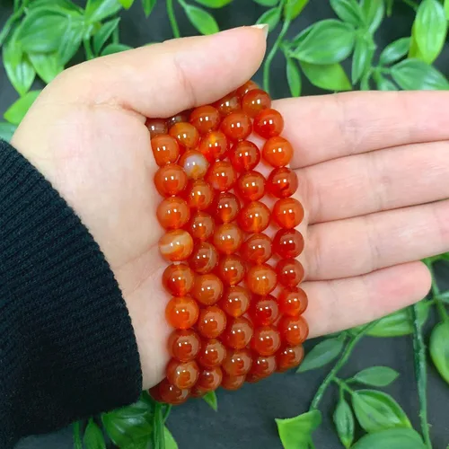 Miniatura 11 de Gem Avenue Handmade Round Bead Stretch Bracelet Unisex Natural Stone Beaded Jewelry for Men & Women, Elastic Wristband for Daily Wear