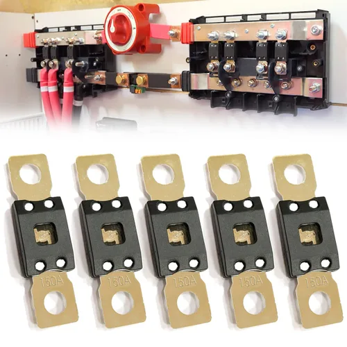 Miniatura 32 de PTT 2PACK MEGA/AMG 300Amp, 32V, Retardo de tiempo, Fusible de montaje de espárrago de alta corriente - Atornillado - Automotriz/Marina