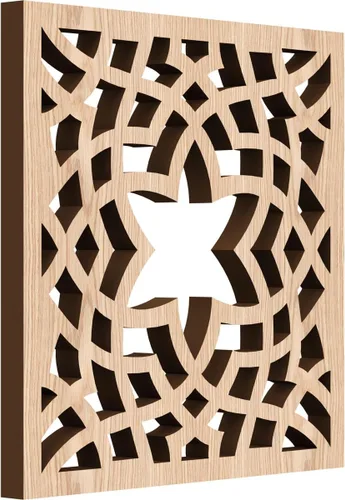 Miniatura 27 de París - Paneles de pared decorativos de madera con calado, extra pequeños, 7 3/8 pulgadas de ancho x 7 3/8 pulgadas de alto x 1/4 pulgadas de alto