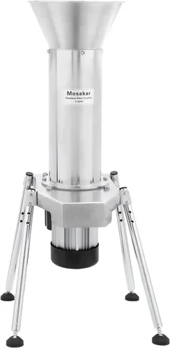 Miniatura 2 de Trituradora de manzana de frutas de 1100 W. Molinillo de patatas y peras de manzana entera – hacer pulpa fina. Pulper rascador de frutas de acero