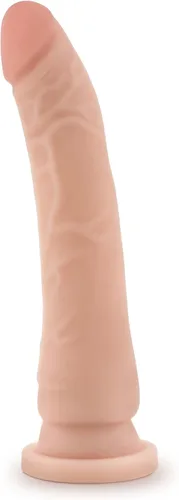 Miniatura 7 de Blush Dr. Skin Plus - Consolador largo realista de 9 pulgadas, triple densidad, ultra suave pero firme, anillo tórico de TPE suave, compatible