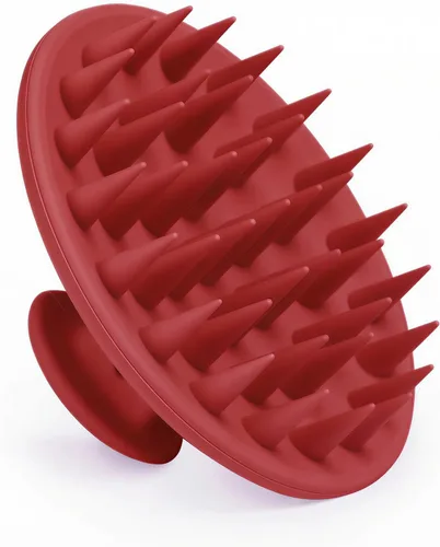 Miniatura 17 de Meartchy Cepillo de champú y masajeador de cuero cabelludo de silicona, cepillo para el cuero cabelludo para el crecimiento del cabello