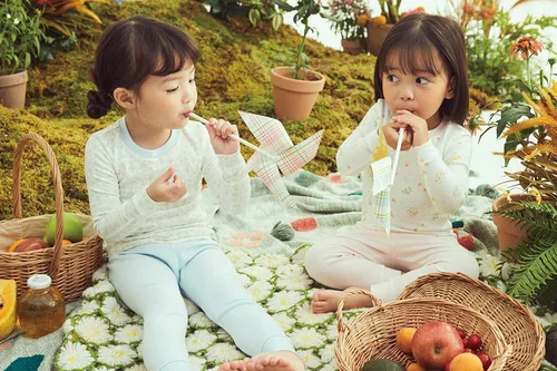Miniatura 5 de moimoln Pijama de algodón suave para bebés y niñas, con carácter modal de manga larga, ajuste ceñido, 19.7 ft-5T