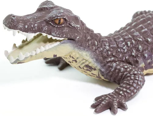 Miniatura 5 de Safari Ltd. Figura de caimán – Figura realista de reptil de 5 pulgadas – Juguete educativo para niños, niñas y niños a partir de 3 años