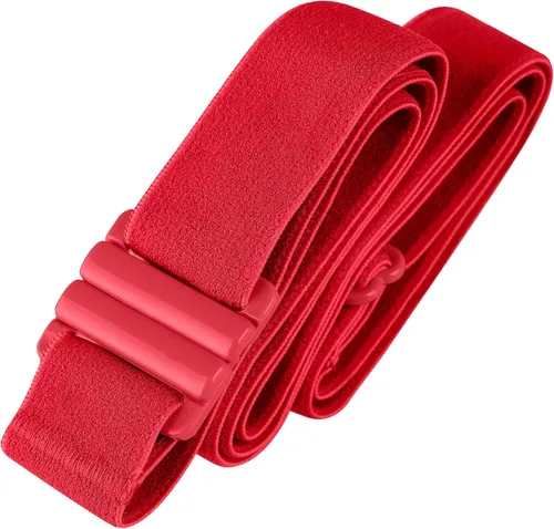 Miniatura 21 de Cinturón elástico ajustable – Cinturones para mujer, cinturón de cintura antideslizante, sin mostrar hebilla plana para mujer