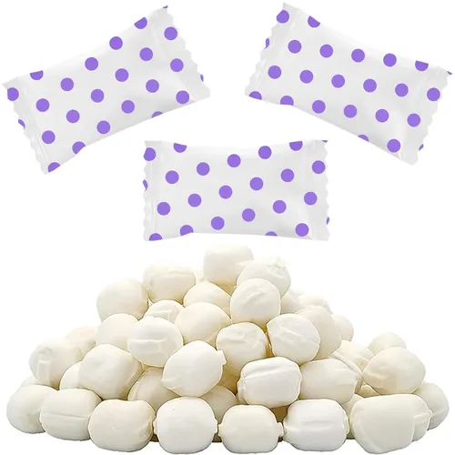 Miniatura 16 de Fruidles Big Dots - Menta para después de la cena, sin grasa, certificado Kosher, envueltas individualmente (rosa brillante, 55 piezas)