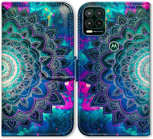 Miniatura 10 de Bcov Funda para Moto G Stylus 5G (no compatible con G Stylus 4G), funda de cuero con tapa y ranura para tarjetas y soporte para Motorola Moto G