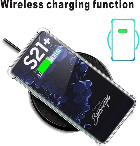 Miniatura 5 de Funda transparente para Samsung Galaxy S21 Plus (S30 Plus) 5G, funda protectora de TPU flexible a prueba de golpes, protección contra caídas