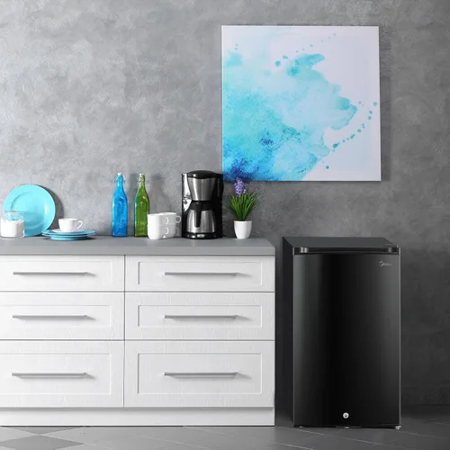 Miniatura 8 de Midea MRU03M2ABB - Congelador vertical, mini congelador de 3.0 pies cúbicos, para cocina, apartamento, oficina, sótano o dormitorio, negro Blanco
