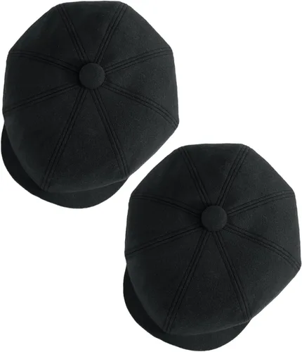 Gorra de taxista Senker Fashion para hombre, gorra irlandesa clásica de 8 paneles de mezcla de lana para hombre mayor