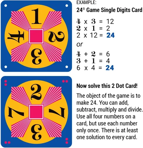 Miniatura 2 de 24 GAME Baraja de 96 cartas: álgebra/exponentes juego de cartas matemáticas