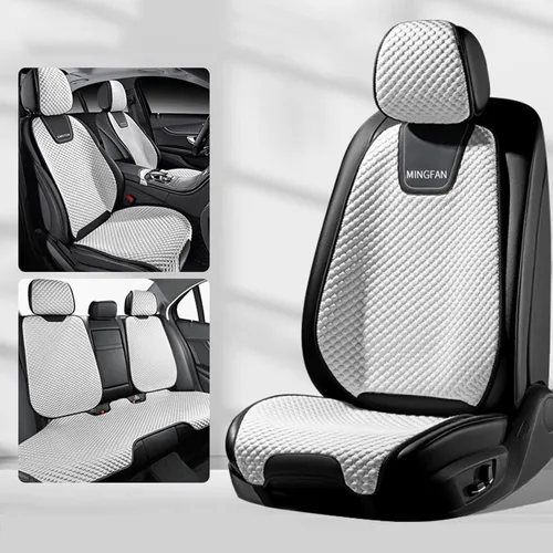 Miniatura 15 de Fundas de asiento de automóvil para Ford Mustang Mach-E, cojines de asiento transpirables, cómodos protectores de asiento delanteros y traseros de 5