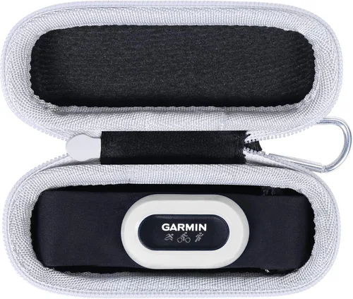 Miniatura 8 de Aenllosi Funda de transporte rígida de repuesto compatible con Garmin HRM-Pro Plus, soporte para monitor de frecuencia cardíaca con correa de pecho