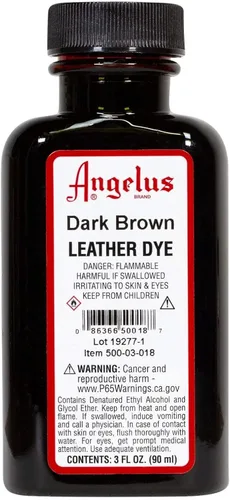 Miniatura 20 de Angelus Tinte para cuero, 3 onzas, bronceado militar