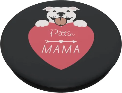 Miniatura 2 de Pittie Mama Regalos para mamá Pitbull, mamá Pit Bull Mom PopSockets intercambiables PopGrip