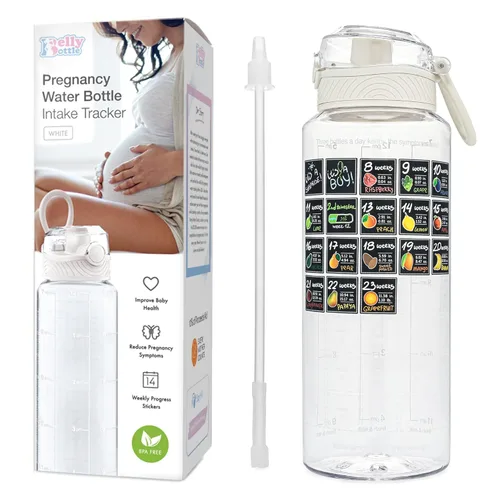 Miniatura 9 de BellyBottle Rastreador de Botella de Agua para Embarazo – Imprescindibles para el Embarazo – Regalos de Embarazo para Futura Mamá – Esenciales