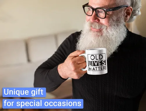 Miniatura 3 de Taza de café Old Lives Matter Old Lives Still Matter, regalos para hombres, Old Lives Still Matter, taza de café de 11 onzas, regalos para hombres