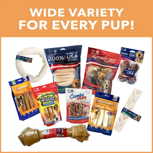 Miniatura 9 de Pet Factory CareChewz - Golosinas masticables de colágeno de 6 a 7 pulgadas para perros, sabor a pollo, 12 unidades/1 paquete