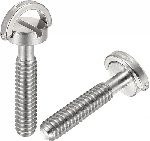 Miniatura 6 de uxcell Tornillo de trípode para cámara, adaptadores de tornillo de montaje macho de 1/4 pulgadas, ranurados de 0.79 pulgadas de longitud