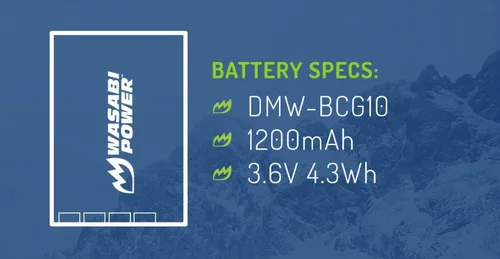 Miniatura 4 de Wasabi Power Batería para Panasonic DMW-BCG10, DMW-BCG10E, DMW-BCG10PP