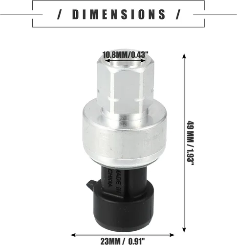 Miniatura 5 de Motoforti Sensor de presión del refrigerador de aire acondicionado, para Chevrolet Traverse LS LT LTZ 3.6L V6 - Gas 2009-2016, metal, 13587668, tono