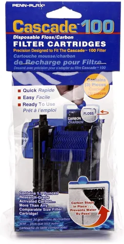Miniatura 8 de Penn-Plax CPF6C3 Cascade Hang-on Power Filter Medios de repuesto - Paquete de 1 (3 unidades)