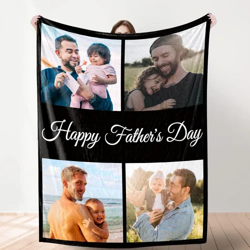 Miniatura 26 de Manta personalizada con foto, manta personalizada con imagen, regalos personalizados para pareja, mamá, papá, novia, novio, amigo, cumpleaños, 10